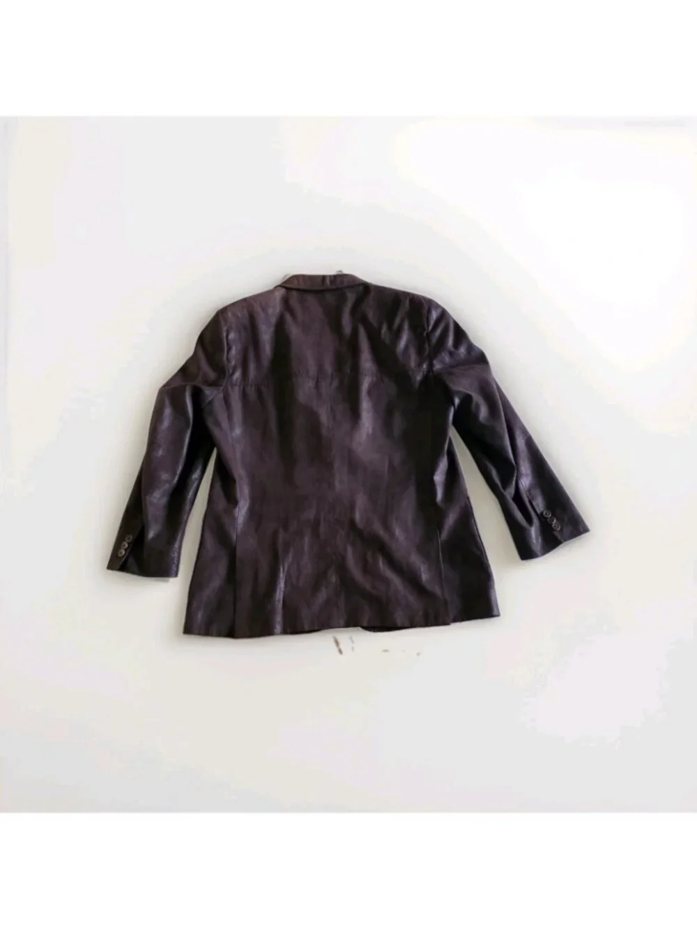 Coppley Clapton Blazer US 42R Brown Faux Suede Western Sport Coat Union Made